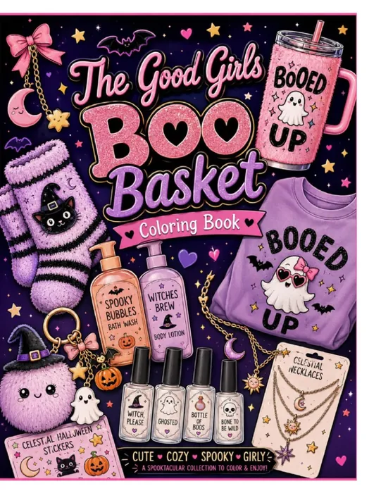 The Good Girls Boo Basket Coloring Book — front cover