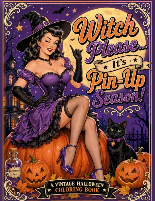 Witch Please: It's pin up season — front cover
