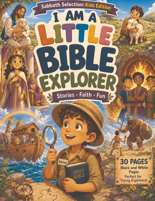 Sabbath Selections : Kids Edition: I am a little Bible Explorer — front cover