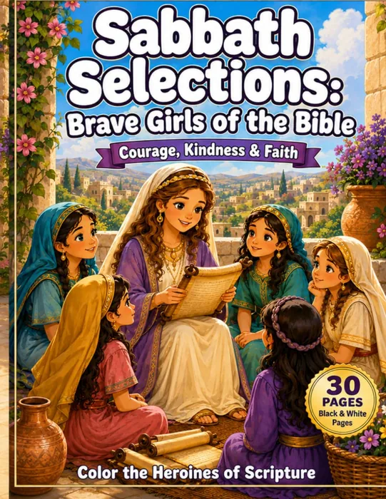 Sabbath Selections: Kids Edition: Brave Girls of the Bible — front cover