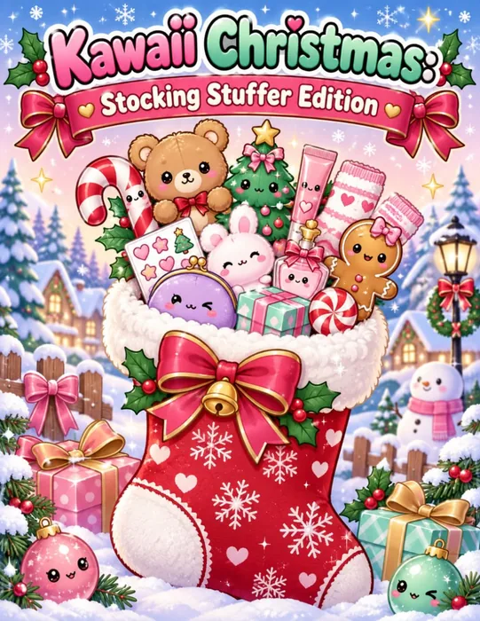 Kawaii Christmas: Stocking Stuffer Edition — front cover