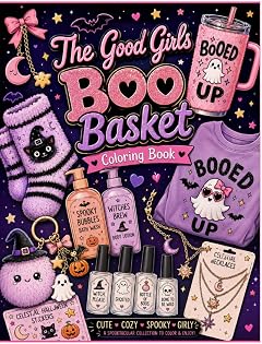 The Good Girls Boo Basket Coloring Book cover