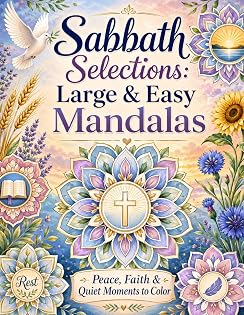 Sabbath Selections: Large and Easy Mandalas+ cover