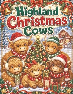 Highland Christmas Cows cover