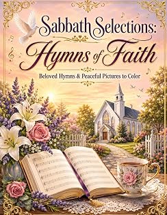 Sabbath Selections : Hymns of Faith: Beloved Hymns & Peaceful Pictures to Color cover