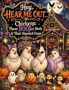 Hey, HEAR ME OUT… Chickens: Those BOOjee Birds & Their Haunted Coops cover