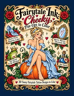 Fairytale Ink: Cheeky Pin Ups to Color! cover