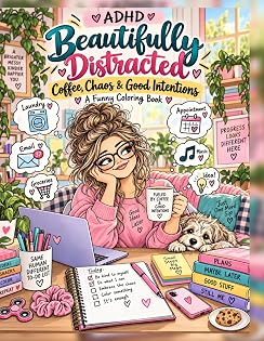 ADHD: Beautifully Distracted, Coffee, Chaos & Good Intentions cover
